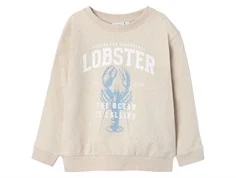 Beige sweatshirt fra name It med print af en hummer 13241258 peyote